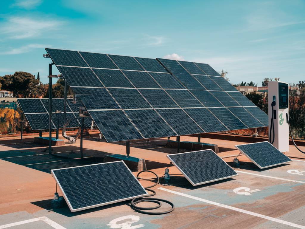 installer des panneaux solaires pour charger sa voiture électrique efficacement
